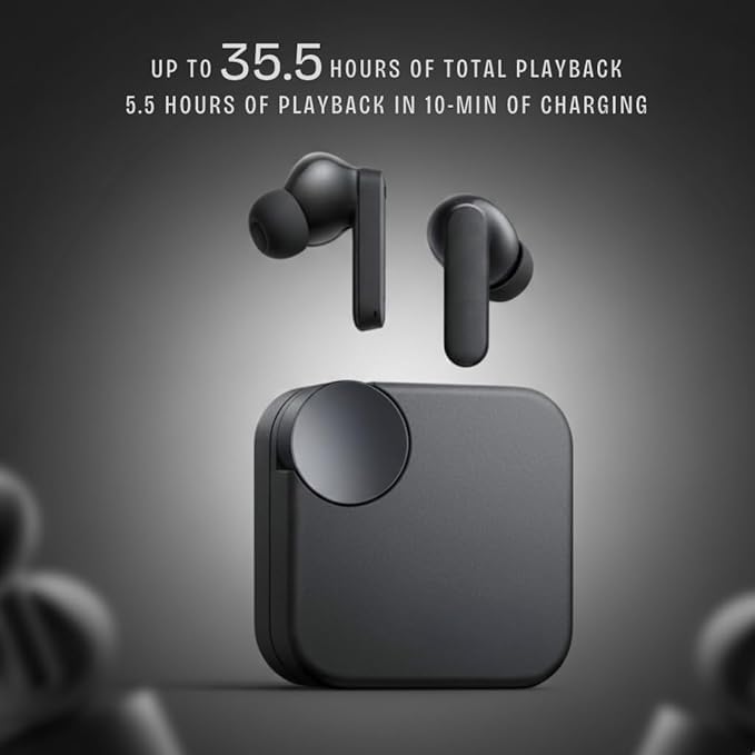 Fone de Ouvido Sem Fio TWS Preto — Bluetooth 5.3