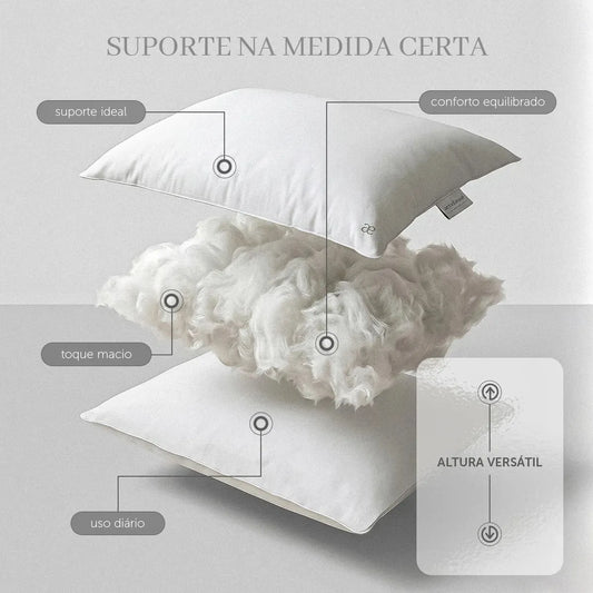 Travesseiro Toque de Pluma Artelassê — lifestyle cama