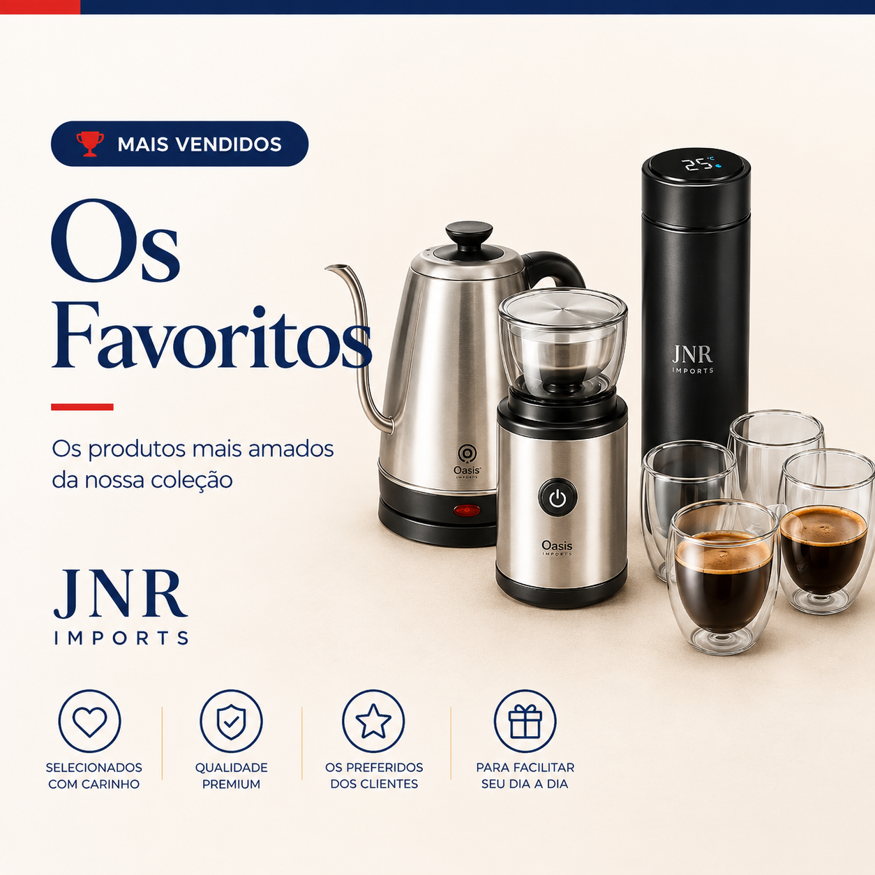 Mais Vendidos — JNR Imports