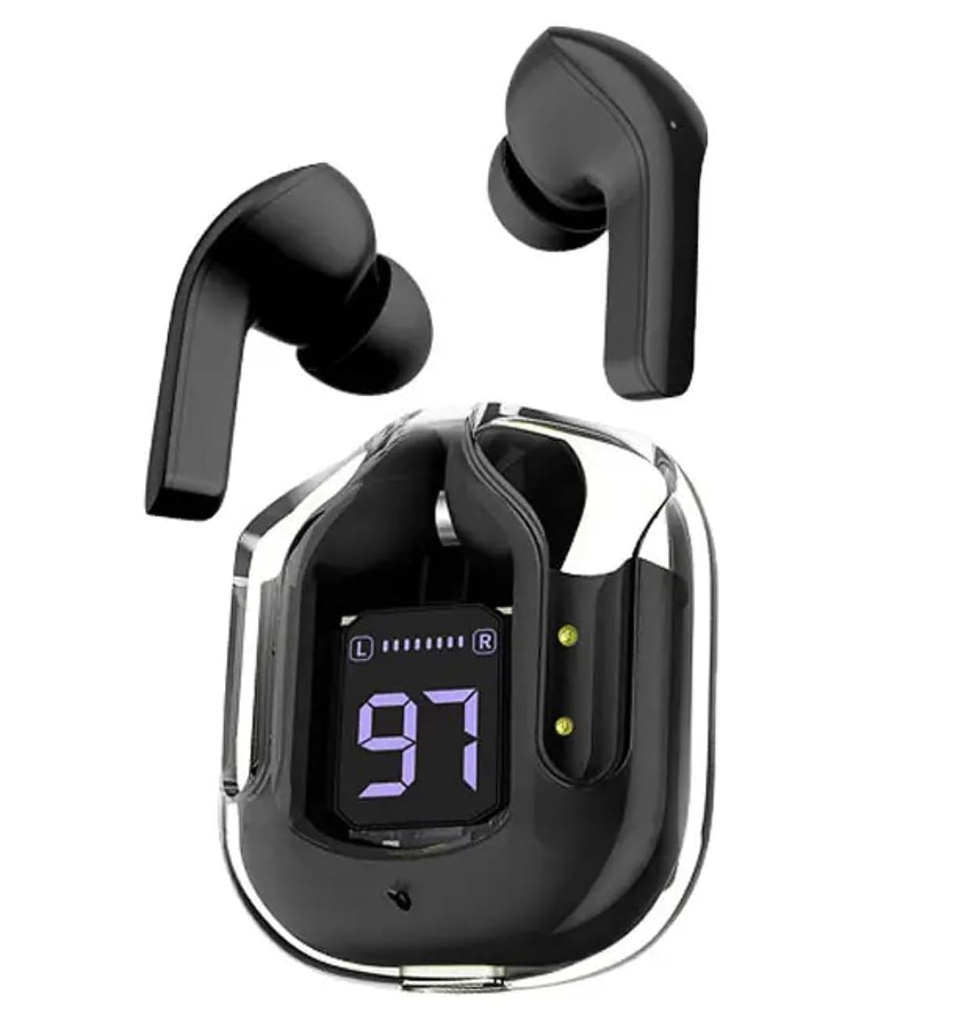 Fone de Ouvido Sem Fio TWS com Display — Bluetooth 5.4