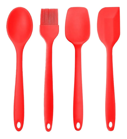 Kit Utensílios Silicone Maciço — foto principal