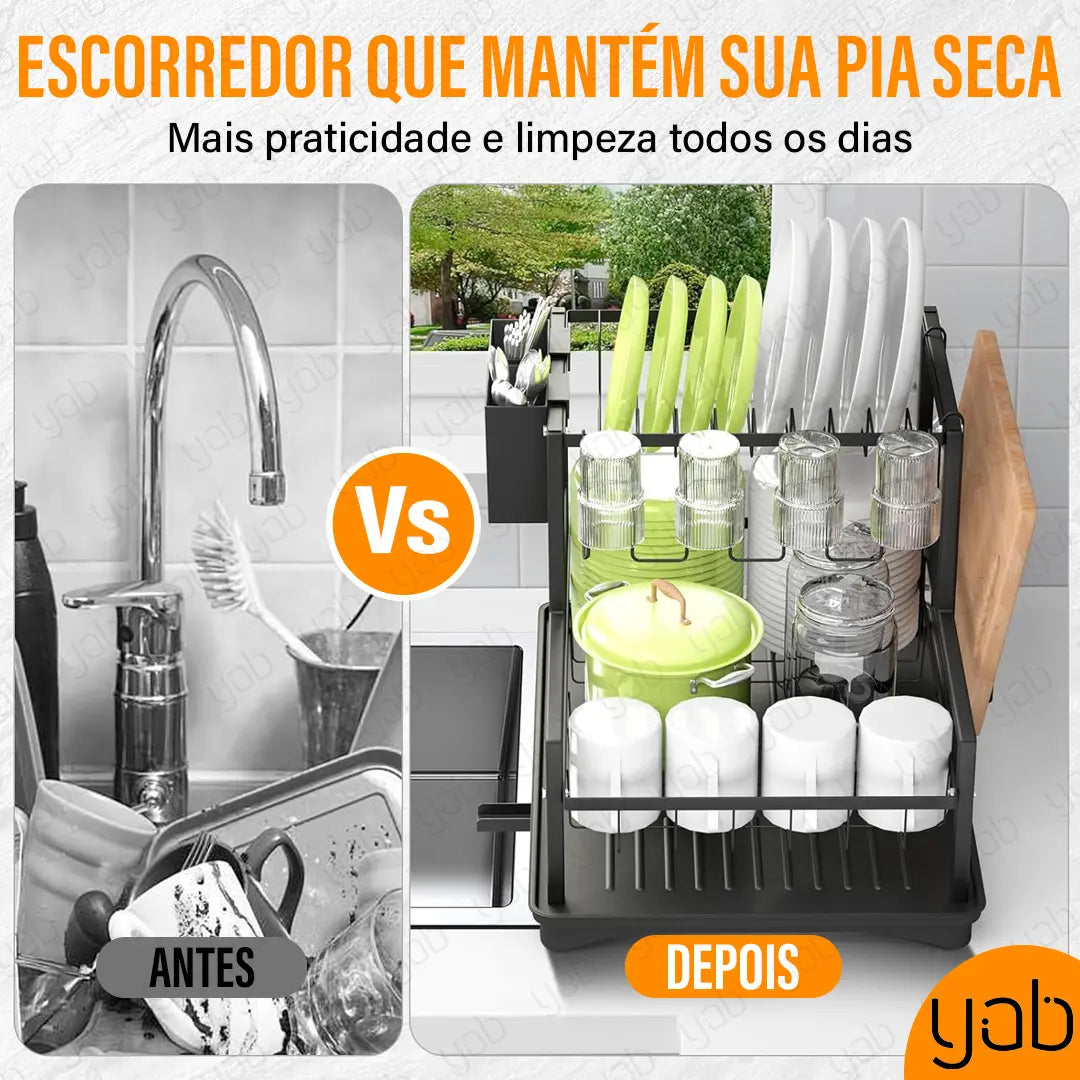 Escorredor de Pratos Yab Gourmet — lifestyle 2