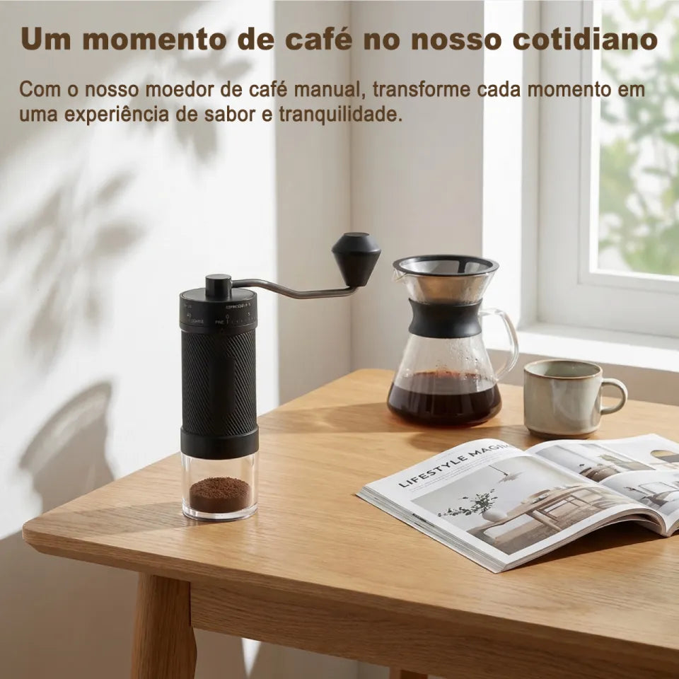 Moedor de Café Manual 40 Níveis — detalhe 2
