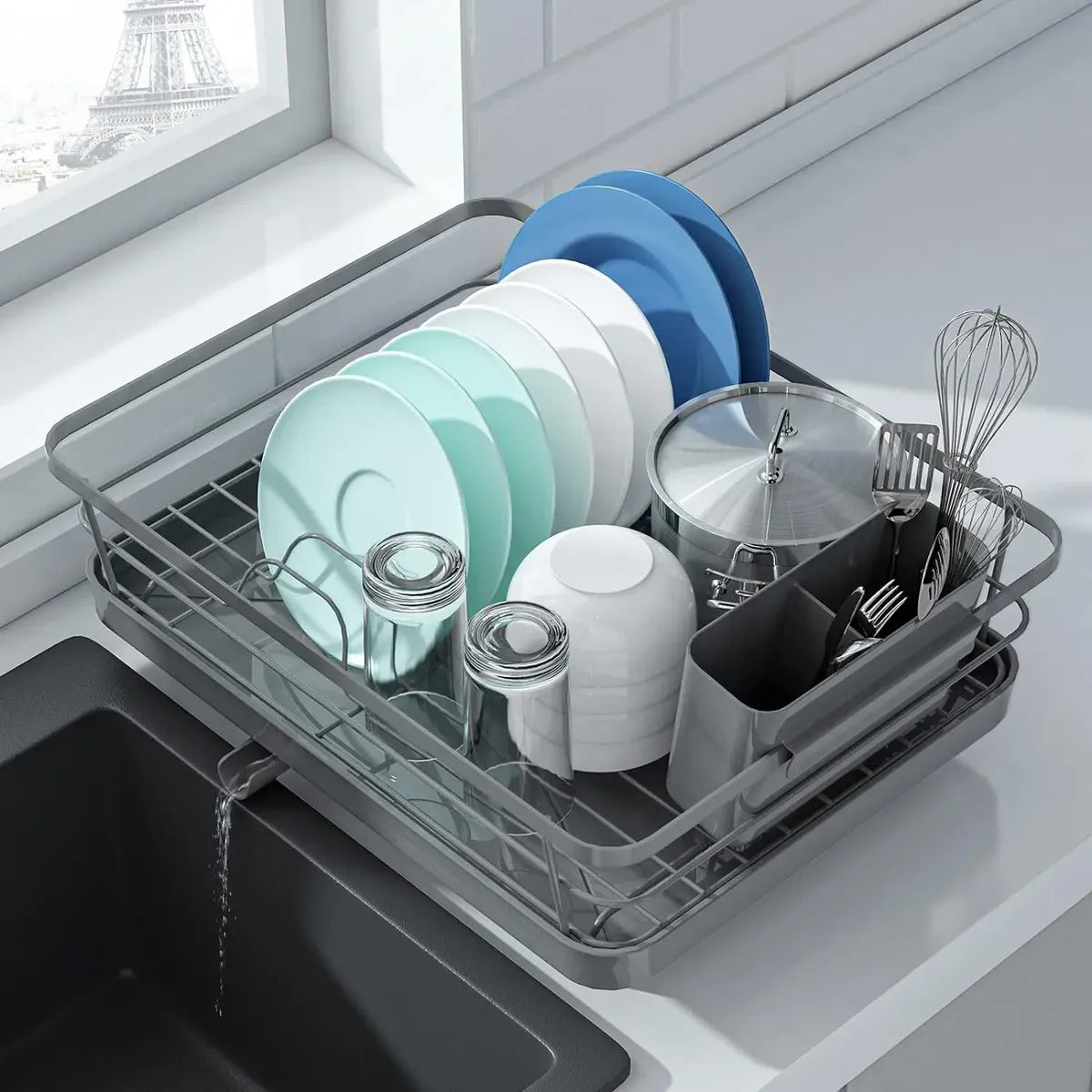 Escorredor de Louça Inox 360° — lifestyle 3