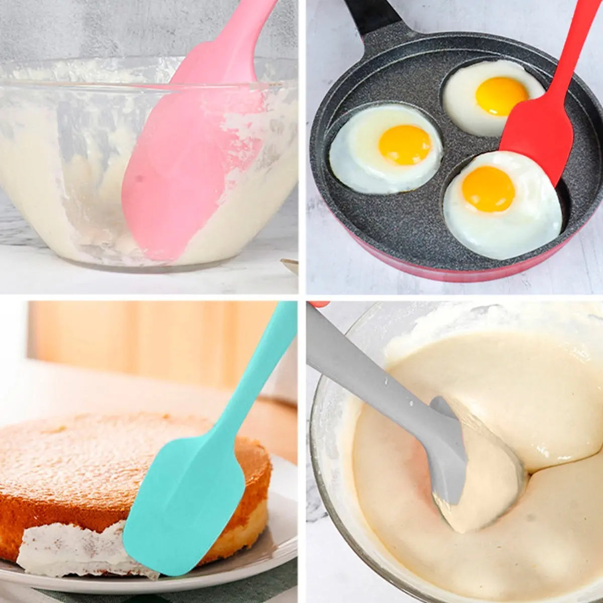 Kit Utensílios Silicone — detalhes das peças