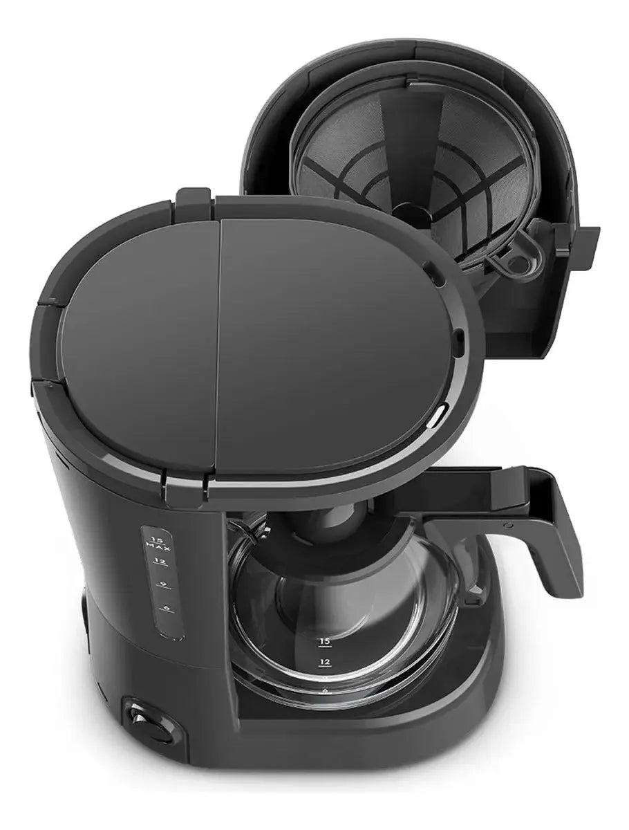 Cafeteira Electrolux detalhe da jarra e painel