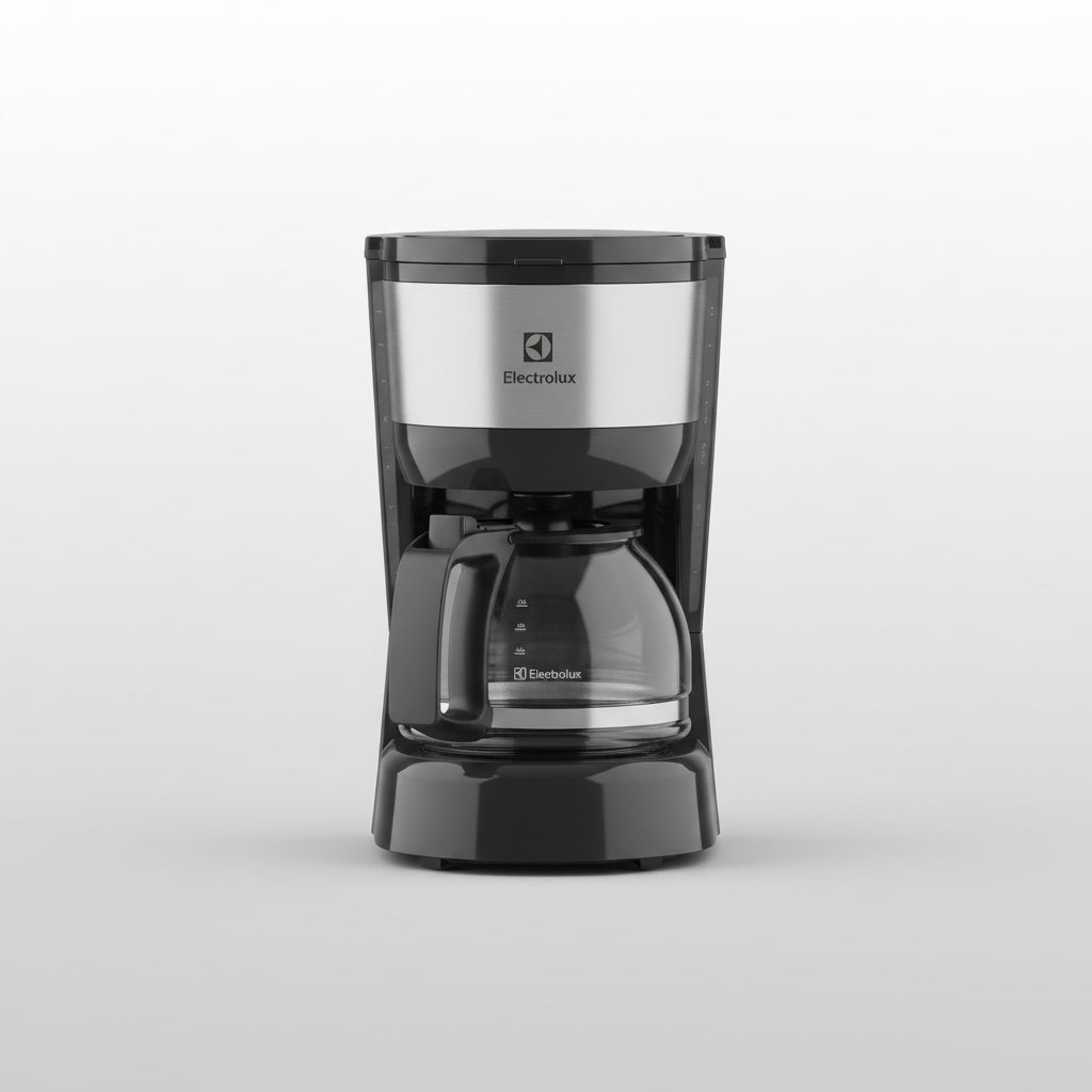 Cafeteira elétrica Electrolux jarra de vidro vista frontal